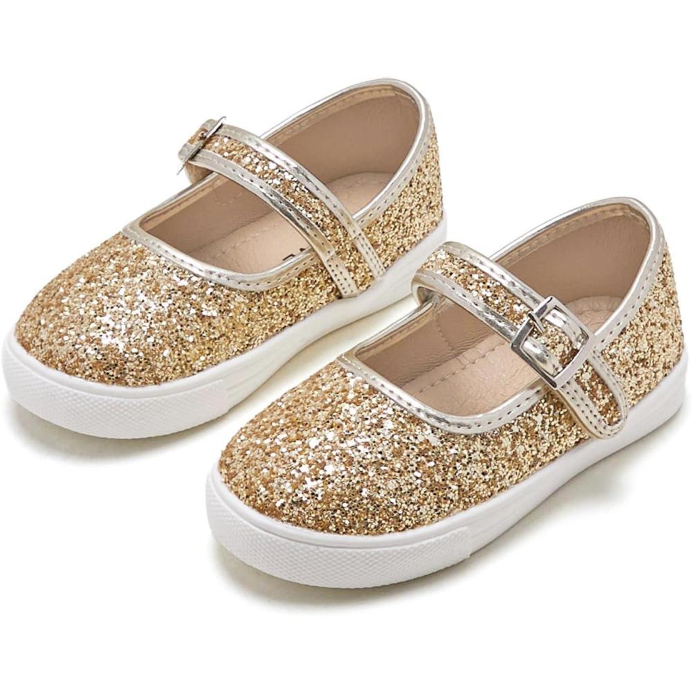 imageKiderence Toddler Girls Sneakers Little Girls Running Sports ShoesToddlerLittle KidsCy01gold