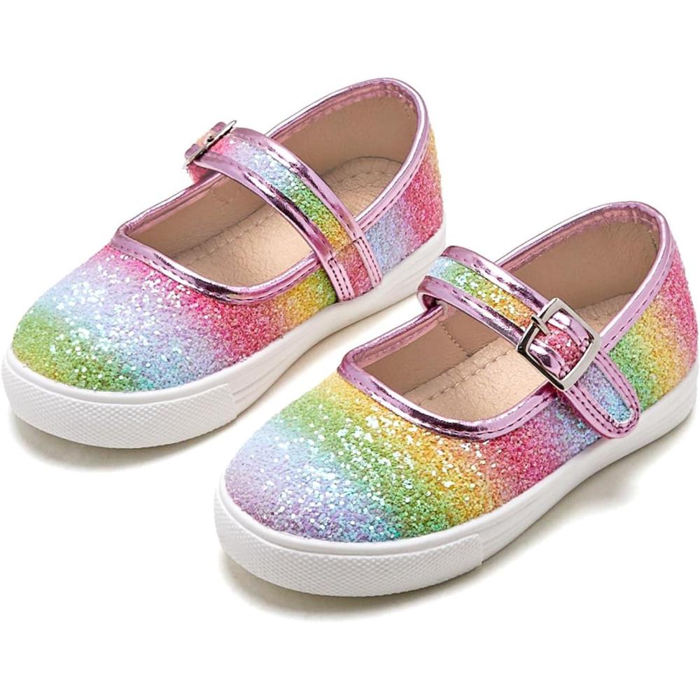 imageKiderence Toddler Girls Sneakers Little Girls Running Sports ShoesToddlerLittle KidsCy01rainbowpink