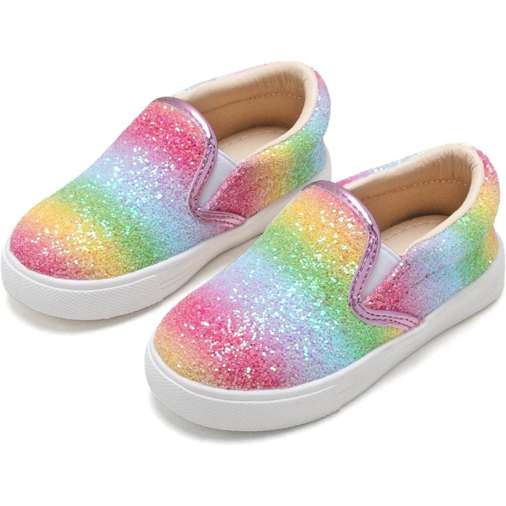 imageKiderence Toddler Girls Sneakers Little Girls Running Sports ShoesToddlerLittle KidsCy02rainbowpink