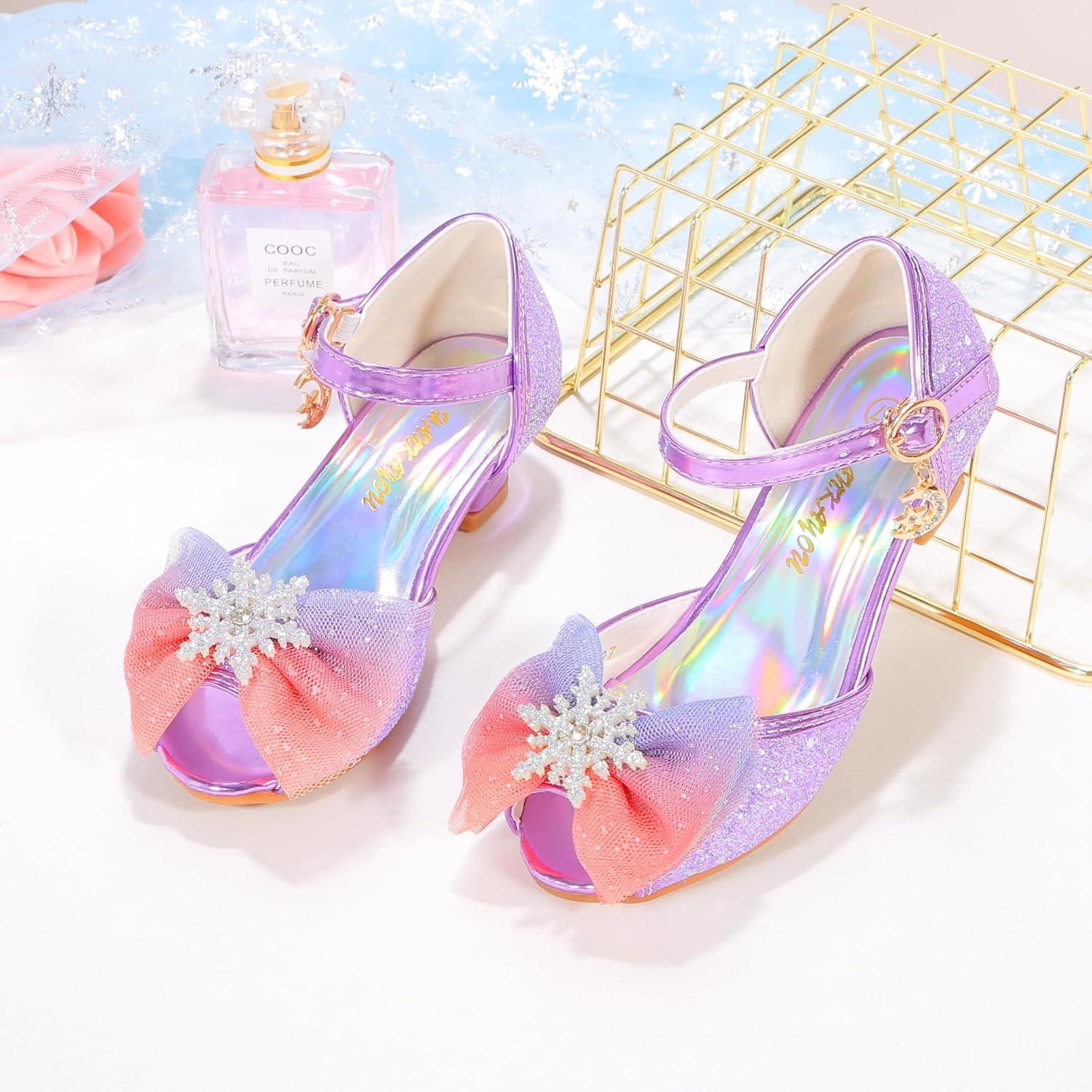 imageGirls Ballet Mary Jane Strap School Uniform Dress Flat Shoes ToddlerLittle Kid12purple