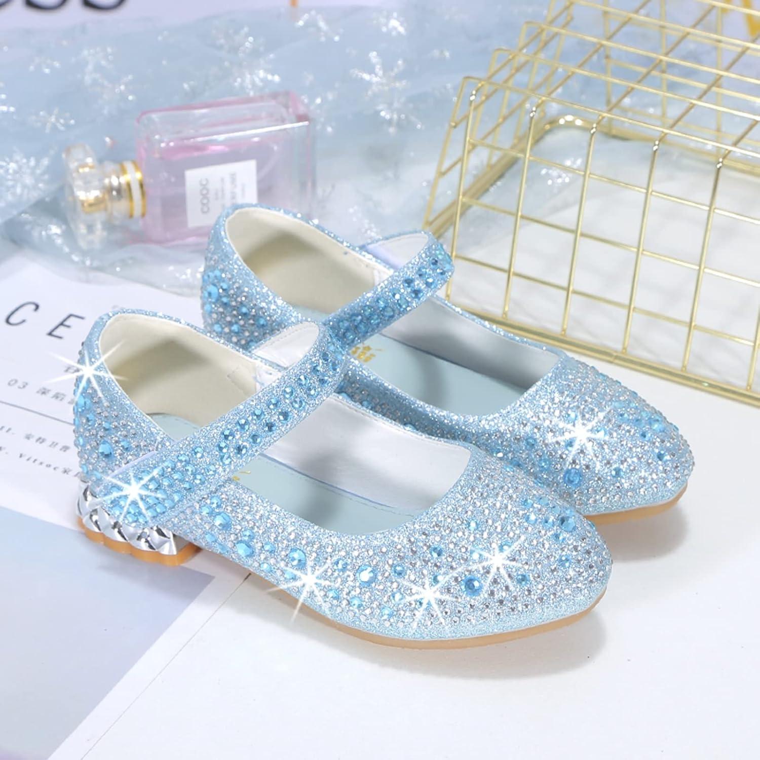 imageGirls Ballet Mary Jane Strap School Uniform Dress Flat Shoes ToddlerLittle Kid6103blue