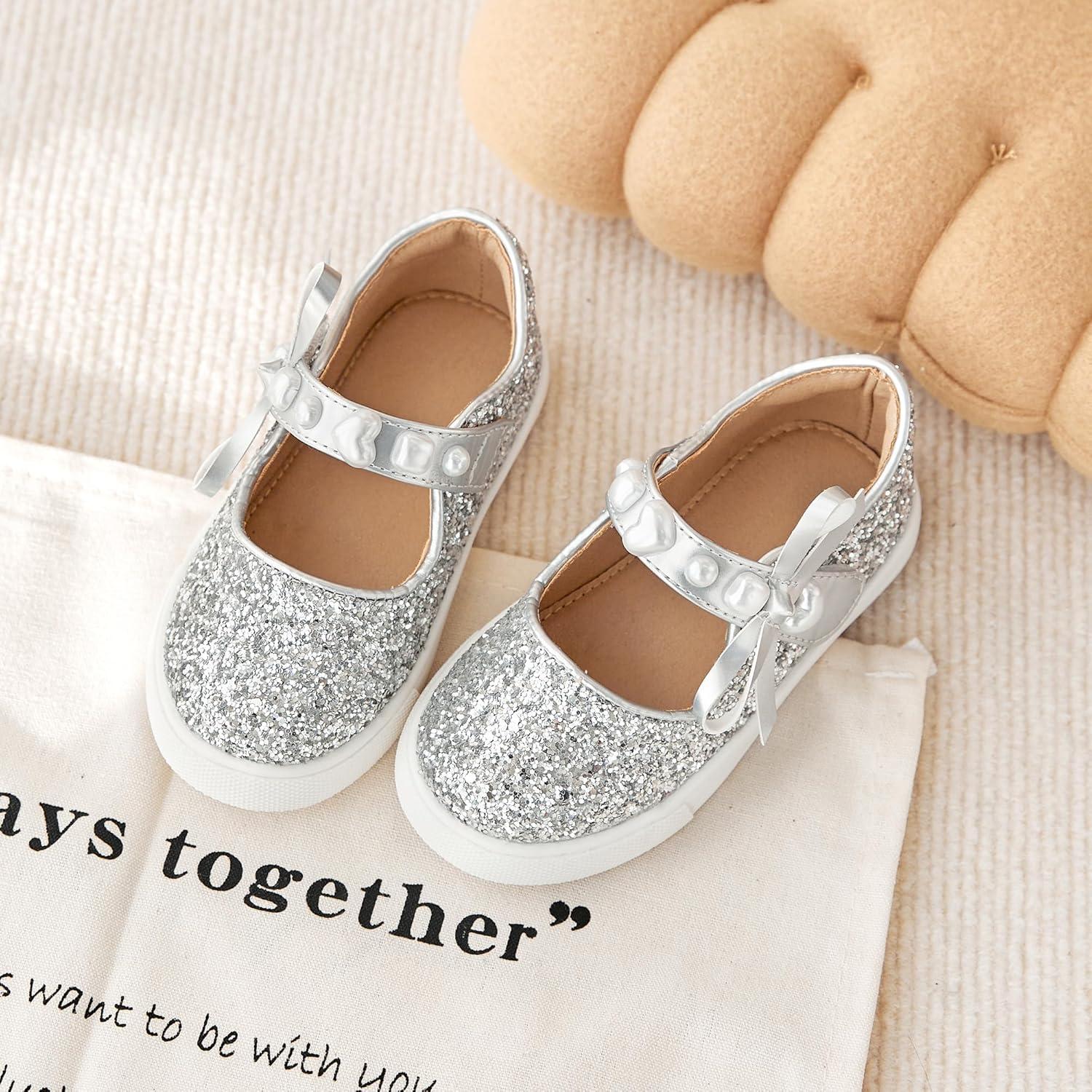 imageKiderence Toddler Girls Sneakers Little Running Sports ShoesToddlerLittle KidsCs803silver