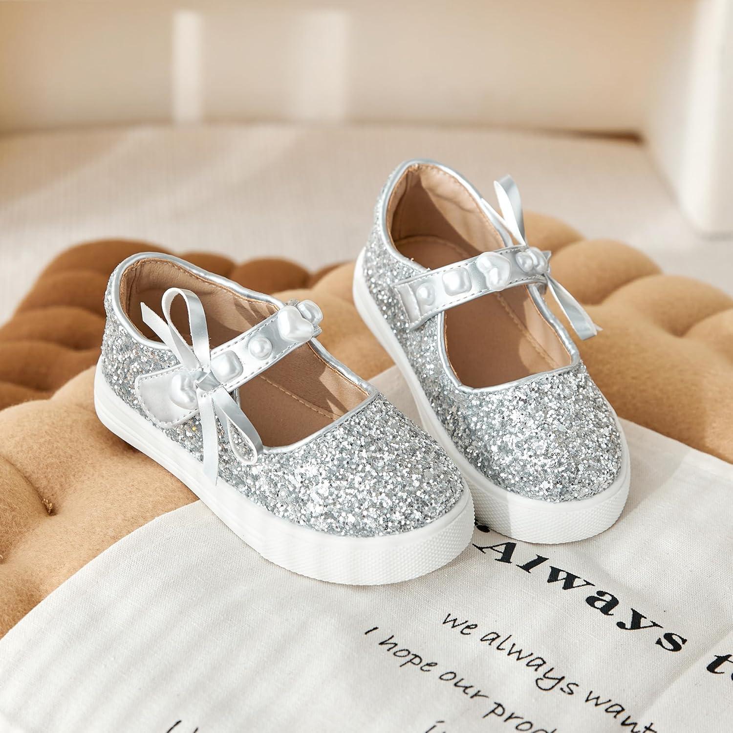 imageKiderence Toddler Girls Sneakers Little Running Sports ShoesToddlerLittle KidsCs803silver