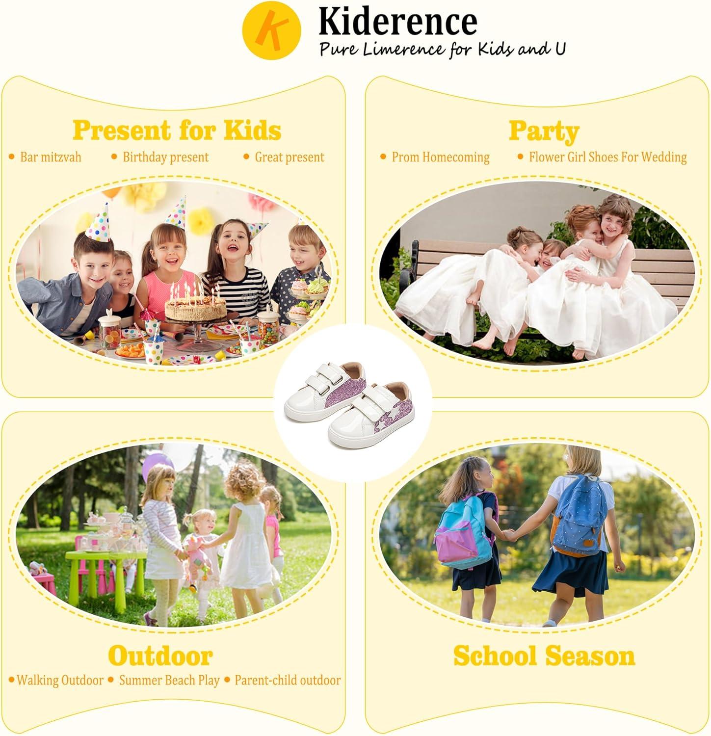 imageKiderence Toddler Girls Sneakers Little Running Sports ShoesToddlerLittle KidsCs804purple