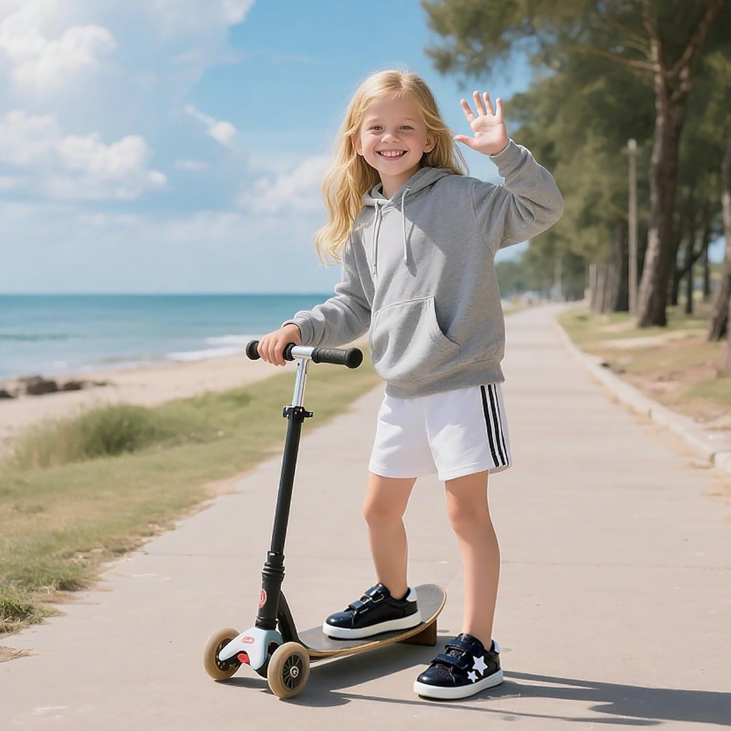 imageKiderence Toddler Girls Sneakers Little Running Sports ShoesToddlerLittle KidsCs805black