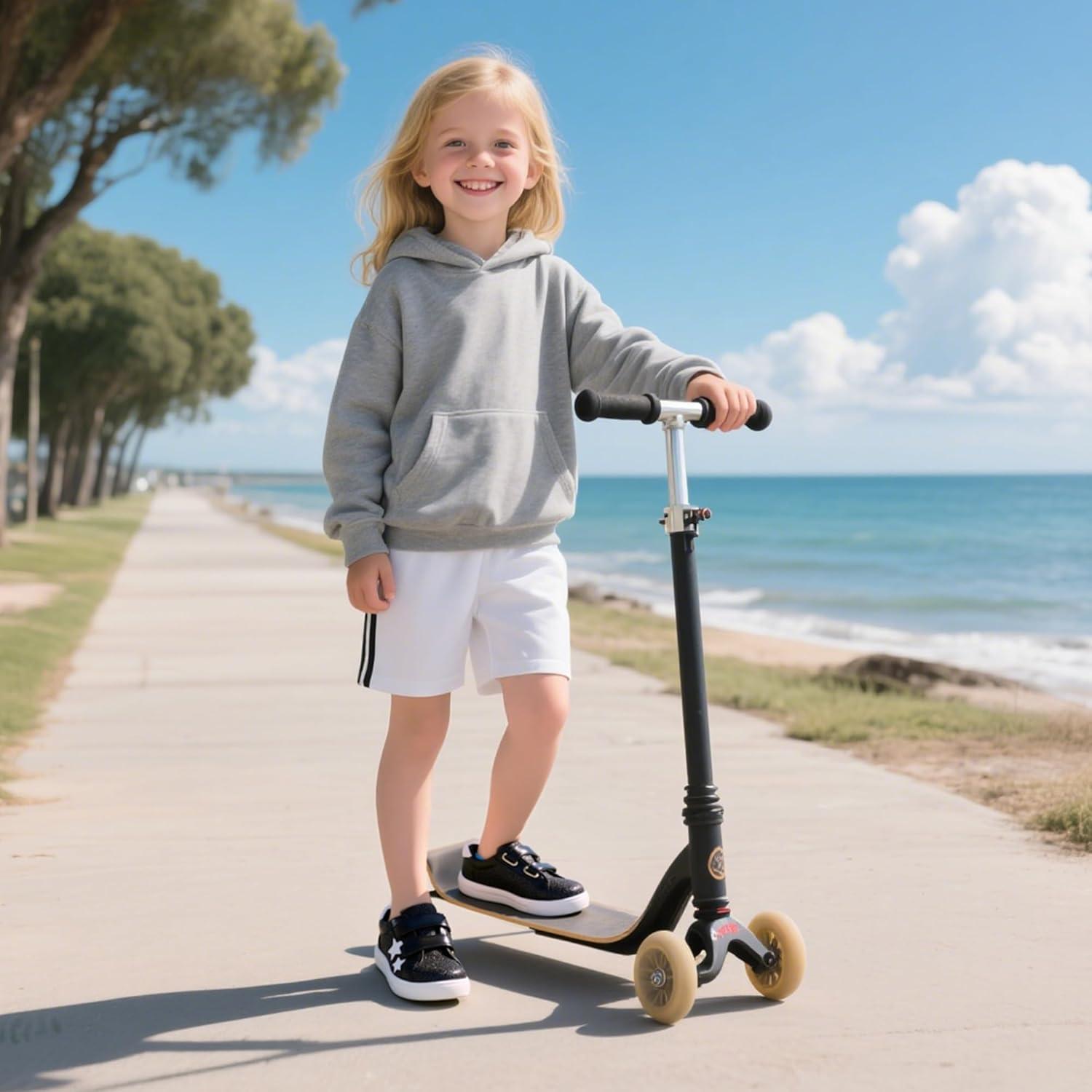 imageKiderence Toddler Girls Sneakers Little Running Sports ShoesToddlerLittle KidsCs805black