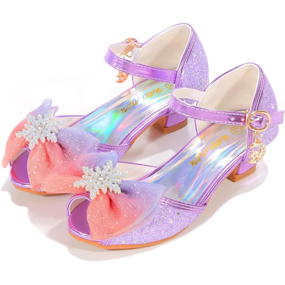 imageGirls Ballet Mary Jane Strap School Uniform Dress Flat Shoes ToddlerLittle Kid12purple