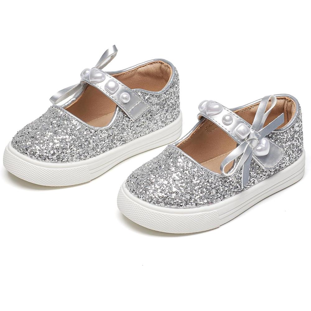 imageKiderence Toddler Girls Sneakers Little Running Sports ShoesToddlerLittle KidsCs803silver