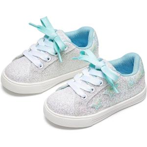 Kiderence Toddler Girls Sneakers Little Running Sports Shoes(Toddler/Little Kids)(Cs807-blue)