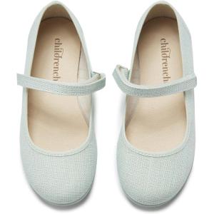 Childrenchic Mary Jane Shoes for Girls – Classic & Comfortable Dress Shoes for Toddlers & Kids – Perfect Flats for School, Play, and Special Occasions (Shimmer)(Mint)