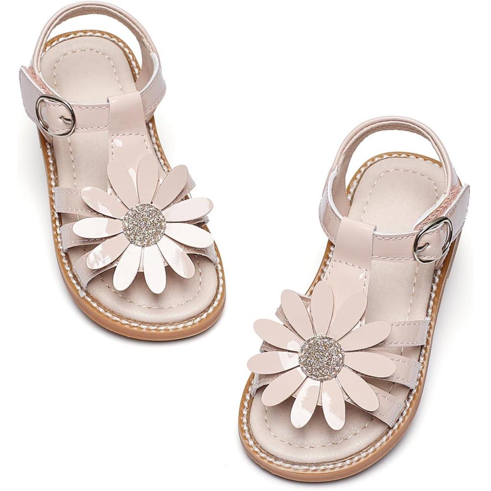 image:imageKiderence Toddler Girls Sandals Little Girls Kids Summer Shoes Toddler SandalsCk555 Pink