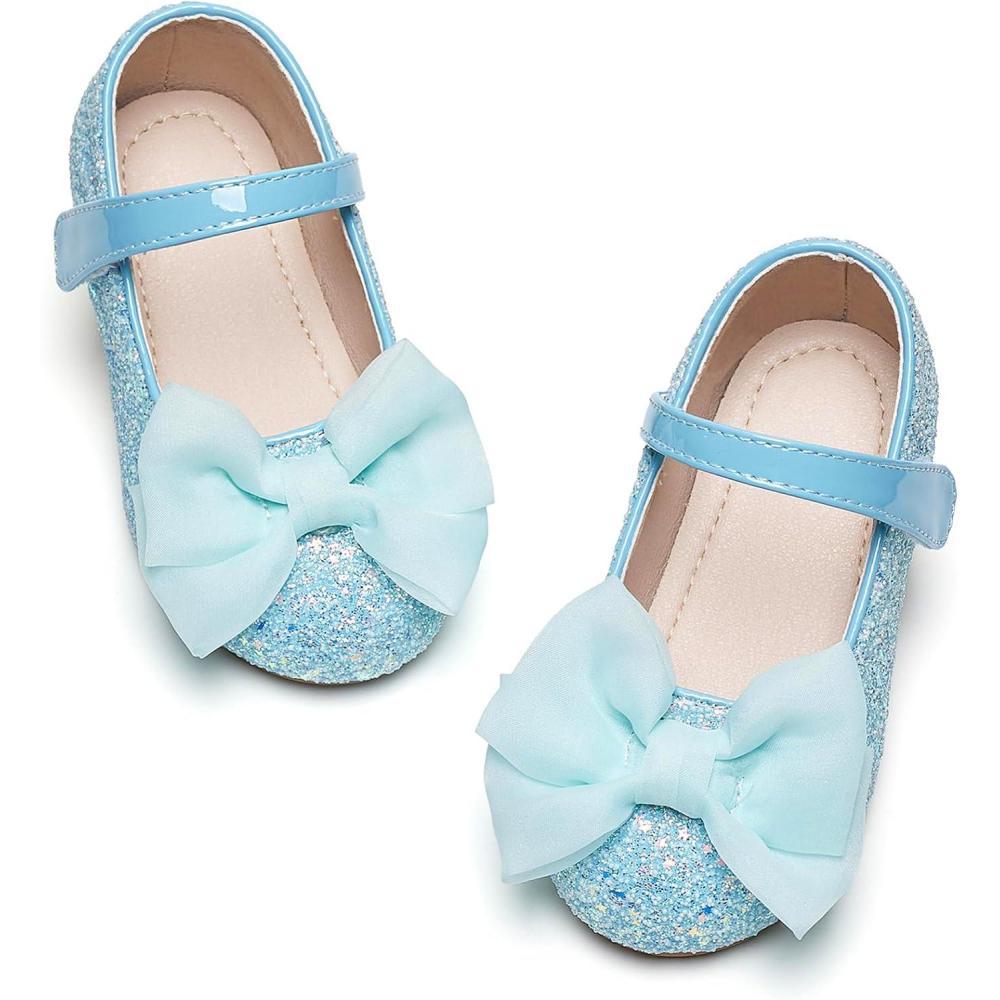 image:imageKiderence Little Toddler Girls Dress Shoes Ballerina Ballet Flats Kids Mary JanesCk610 Blue